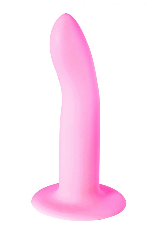 Розовый нереалистичный дилдо Stray - 16,6 см. - фото 5