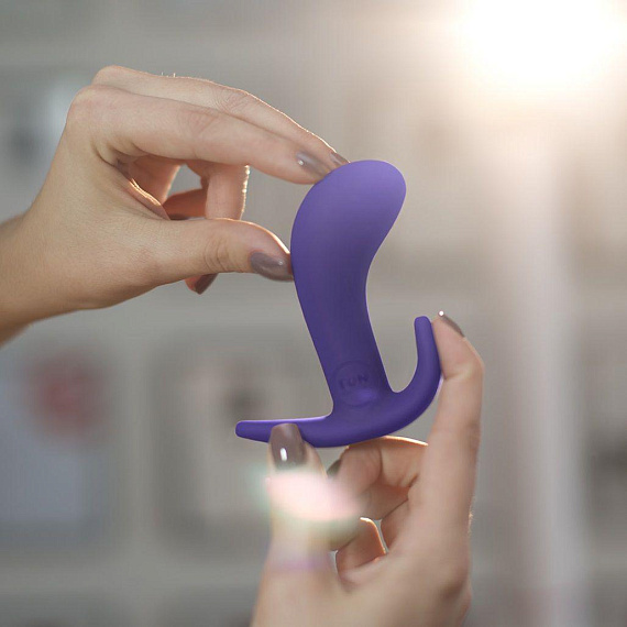 Фиолетовый анальный стимулятор BOOTIE M - 9,3 см. - силикон
