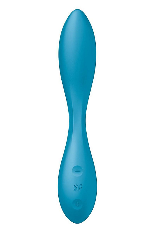 Синий гибкий вибратор Satisfyer G-Spot Flex 1 - 19,5 см. Satisfyer