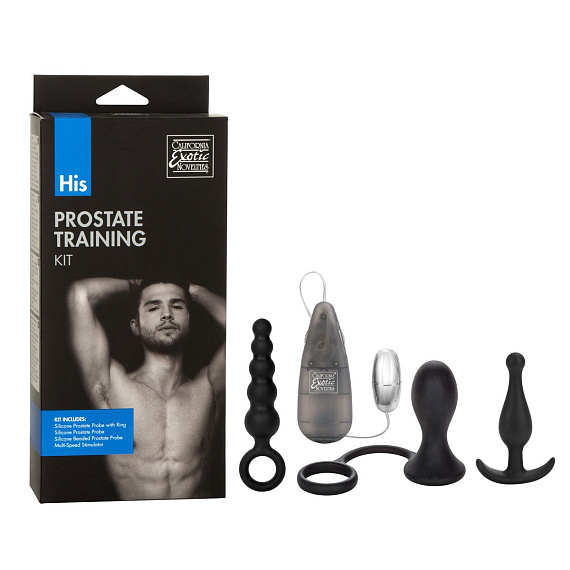 Анальный набор His Prostate Training Kit - ABS-пластик