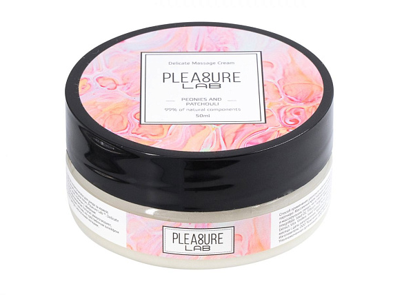Массажный крем Pleasure Lab Delicate с ароматом пиона и пачули - 50 мл. - 