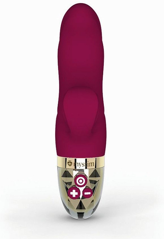 Ярко-розовый вибратор-кролик Hop Hop Bob - 16 см. от Intimcat