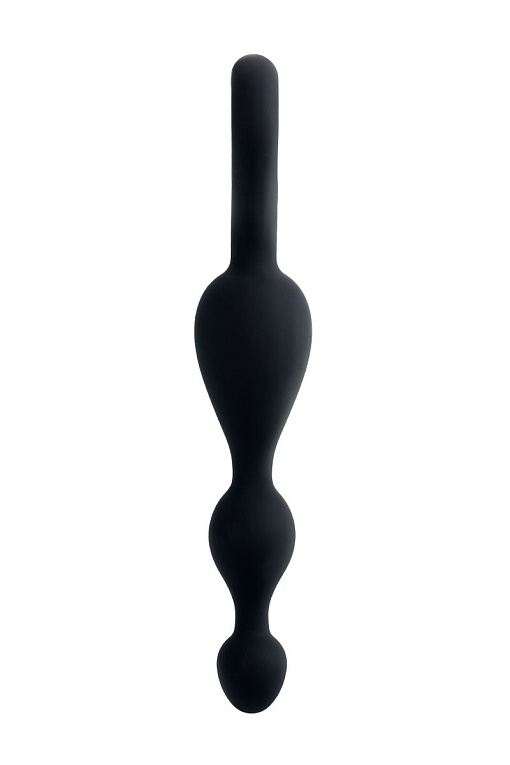 Черная анальная цепочка Aquilae - 18 см. от Intimcat
