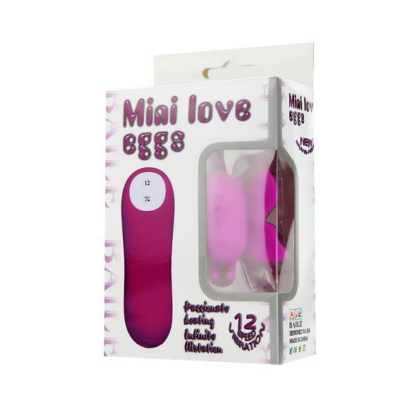 Силиконовая бабочка Mini Love Egg для массажа клитора - фото 7