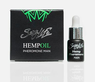 Ароматическое масло с феромонами Sexy Life HEMPOIL man - 5 мл.