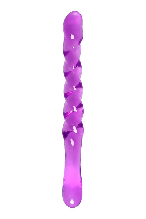 Фиолетовый двусторонний фаллоимитатор Tanza - 27,5 см. от Intimcat