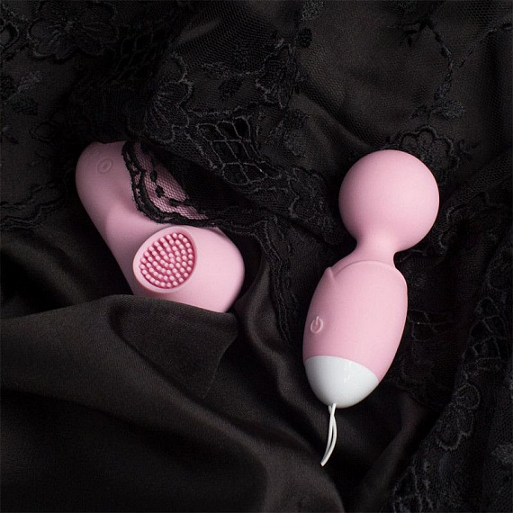 Розовый вибронабор для женщин SONG - фото 6