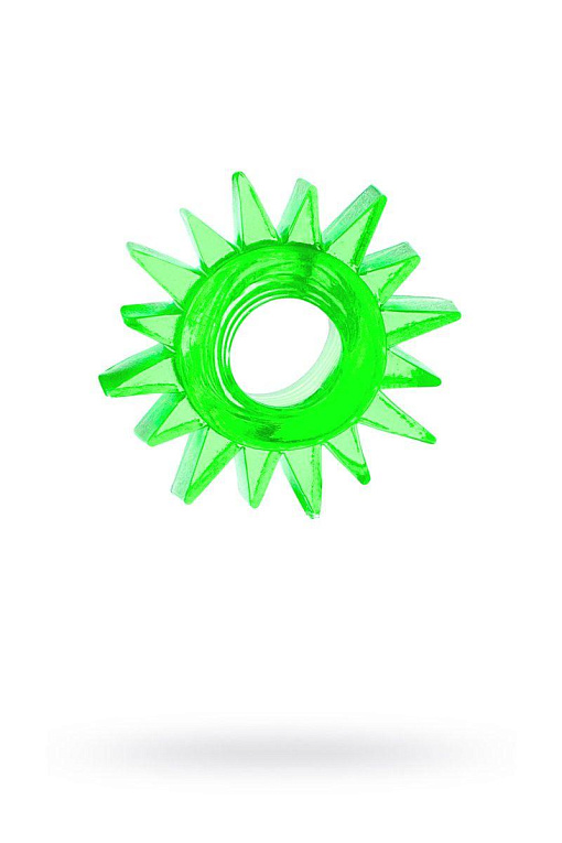 Зеленое эрекционное кольцо-солнце - поливинилхлорид (ПВХ, PVC)