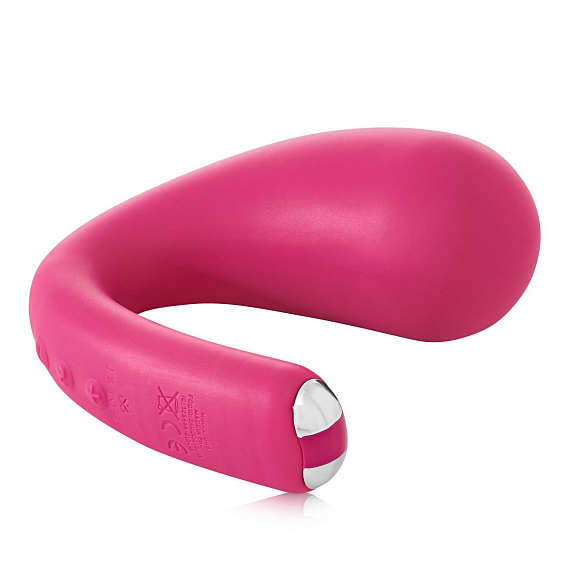 Ярко-розовый вибратор Dua G-spot   Clitoral Wearable Vibrator - 17,8 см. - силикон