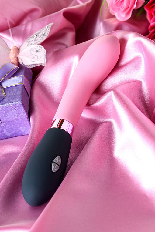 Розовый массажер Eromantica Monica - 21 см. - фото 10