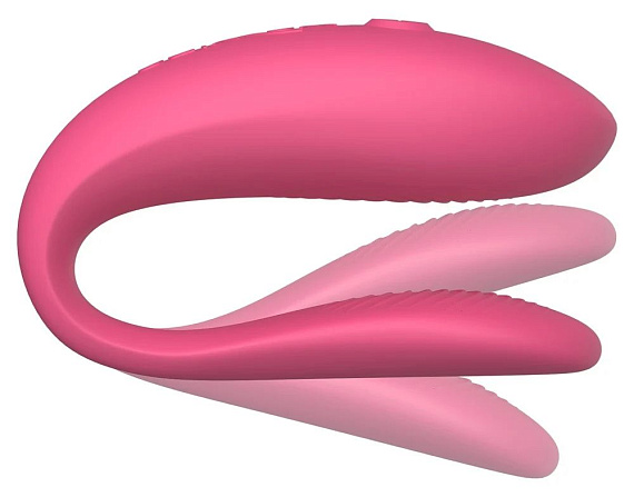 Розовый вибратор для пар We-Vibe Sync Lite - силикон