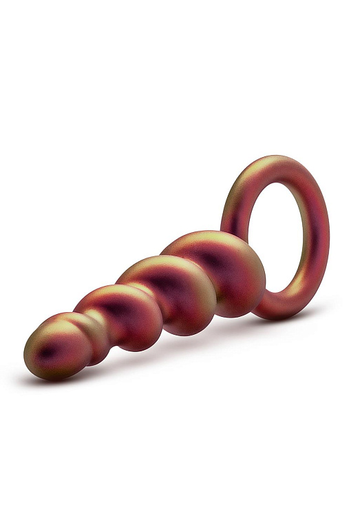 Коричневый анальный стимулятор Spiral Loop Copper Anal Plug - 13,3 см. от Intimcat