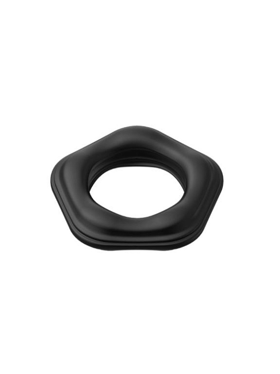 Черное эрекционное кольцо №05 Cock Ring от Intimcat