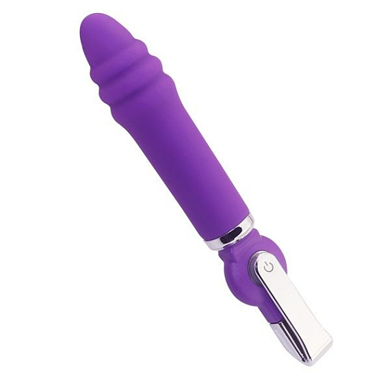 Фиолетовый вибратор ALICE 20-Function Desire Vibe - 16 см. - силикон