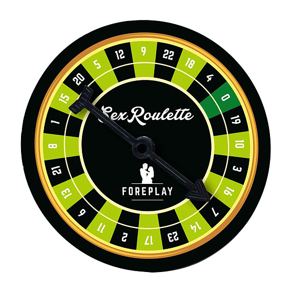 Настольная игра-рулетка Sex Roulette Foreplay - бумага