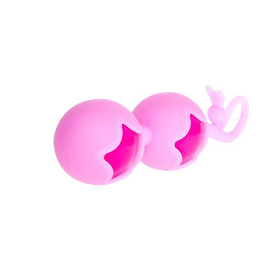 Розовые вагинальные шарики из силикона от Intimcat