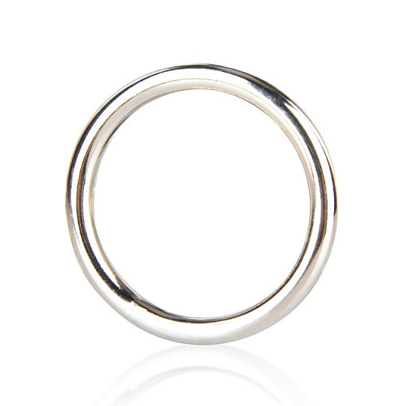 Стальное эрекционное кольцо STEEL COCK RING - 4.5 см. - металл