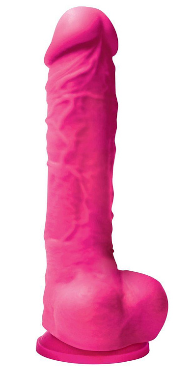 Розовый фаллоимитатор Colours Pleasures 5  Dildo - 17,8 см.