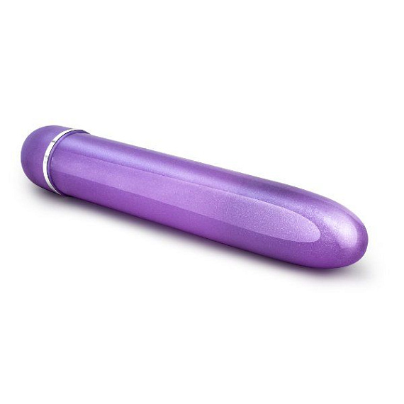 Фиолетовый тонкий классический вибратор Slimline Vibe - 17,8 см. от Intimcat