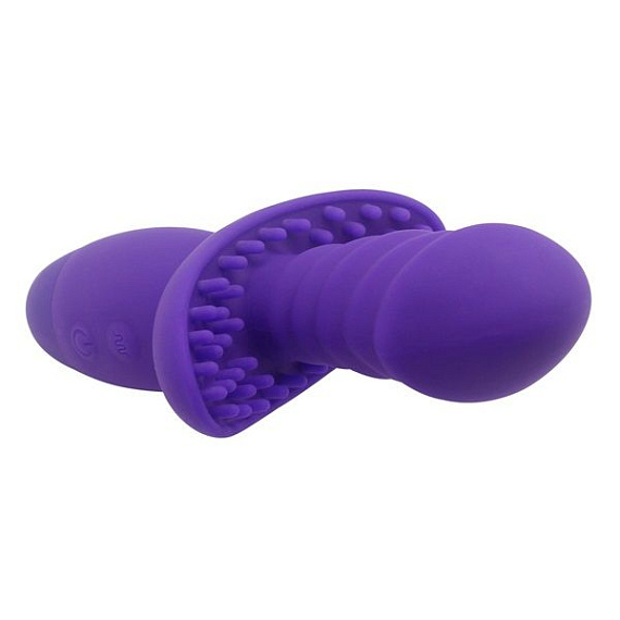 Фиолетовый вибратор INDULGENCE Wild Ride - 16,5 см. - силикон