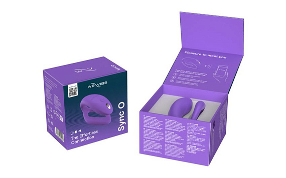 Фиолетовый вибратор для пар We-Vibe Sync O от Intimcat