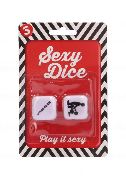 Игральные кубики Sexy Dice с местами и позами - пластик