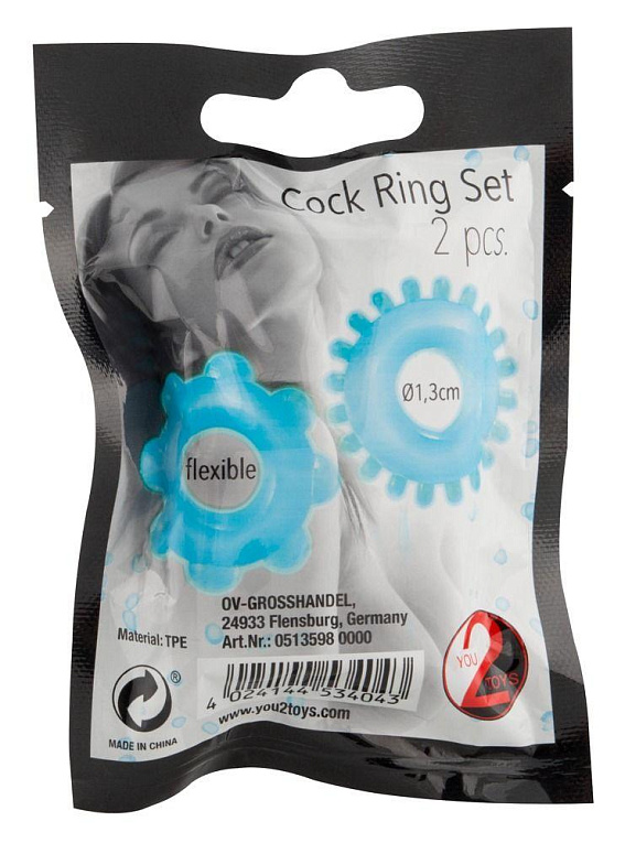 Набор из 2-х колец для пениса Penis Cock Ring - фото 6