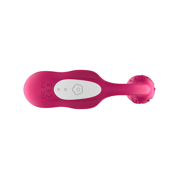 Розовый многофункциональный стимулятор для женщин I-MOON