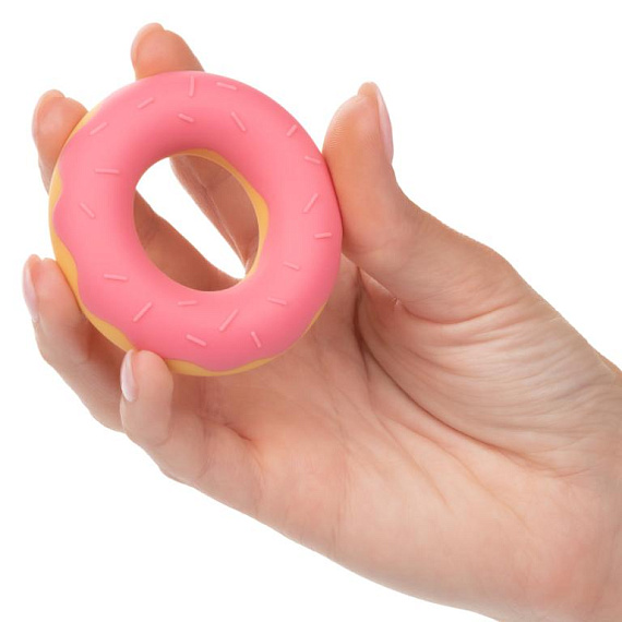 Эрекционное кольцо в форме пончика Dickin’ Donuts Silicone Donut Cock Ring - силикон