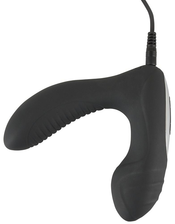 Черная анальная втулка с вибрацией и функцией нагрева Warming   Vibrating Butt Plug - фото 7