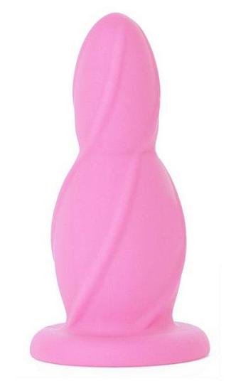 Розовая анальная втулка Medium Buttplug среднего размера - 11,4 см.