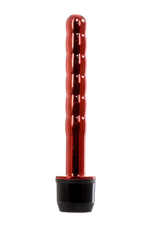 Классический вибратор TOYFA Trio Vibe красного цвета - 18 см. - фото 5