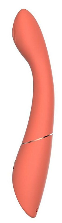 Оранжевый вибромассажер Candice - 22 см. от Intimcat