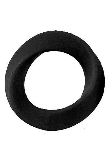 Чёрное эрекционное кольцо Infinity XL Cockring