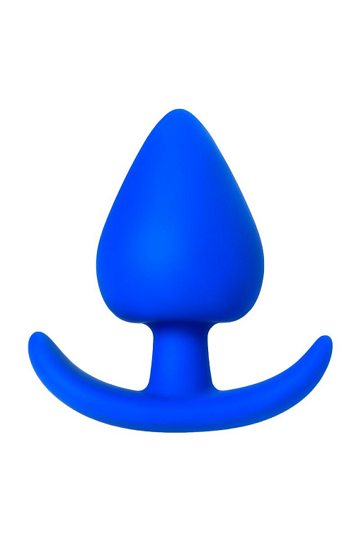 Синяя коническая пробочка из силикона - 11,5 см. от Intimcat