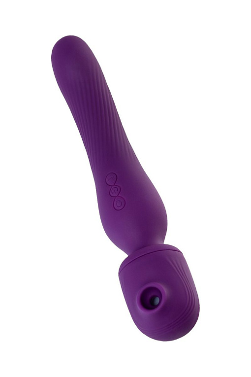 Фиолетовый универсальный стимулятор Kisom - 24 см. - фото 5