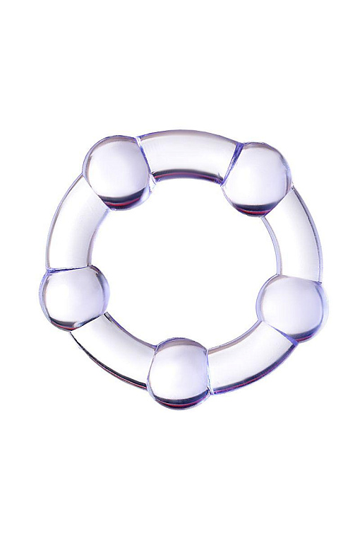 Фиолетовое эрекционное кольцо A-Toys - силикон