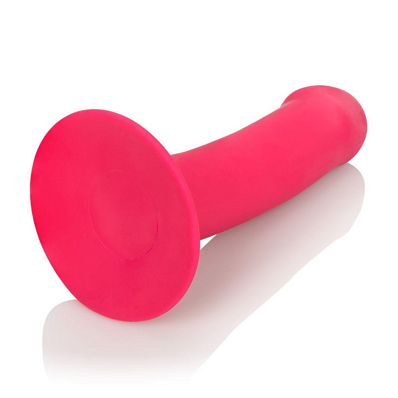 Розовый перезаряжаемый фаллоимитатор Luxe Touch-Sensitive Vibrator - 16,5 см. California Exotic Novelties