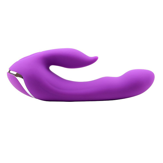 Фиолетовый вибратор-кролик Seduction - 19,5 см. от Intimcat