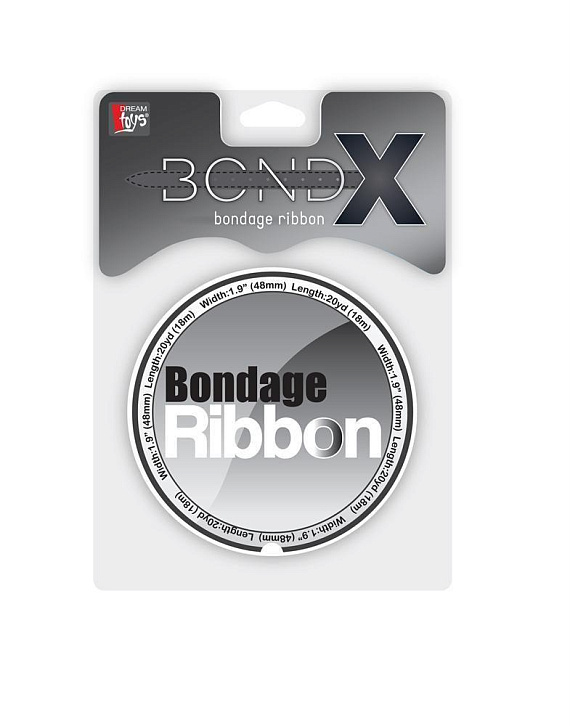 Белая лента для связывания BONDX BONDAGE RIBBON - 18 м. - поливинилхлорид (ПВХ, PVC)