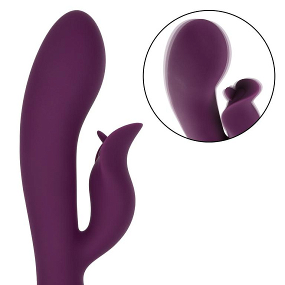 Фиолетовый вибратор-кролик Fantasy - 22,25 см. - фото 6