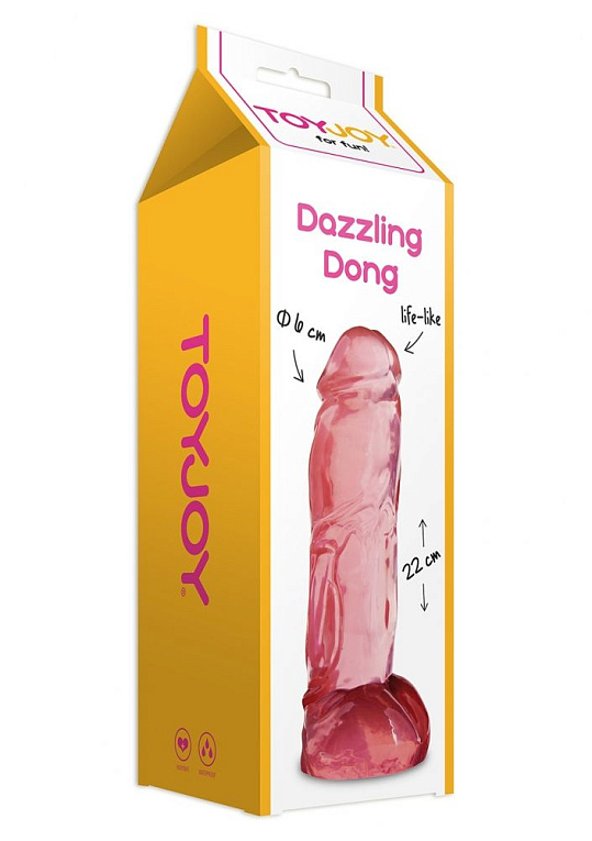 Фаллоимитатор DAZZLING DONG PINK