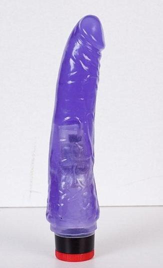 Фиолетовый гелевый вибратор