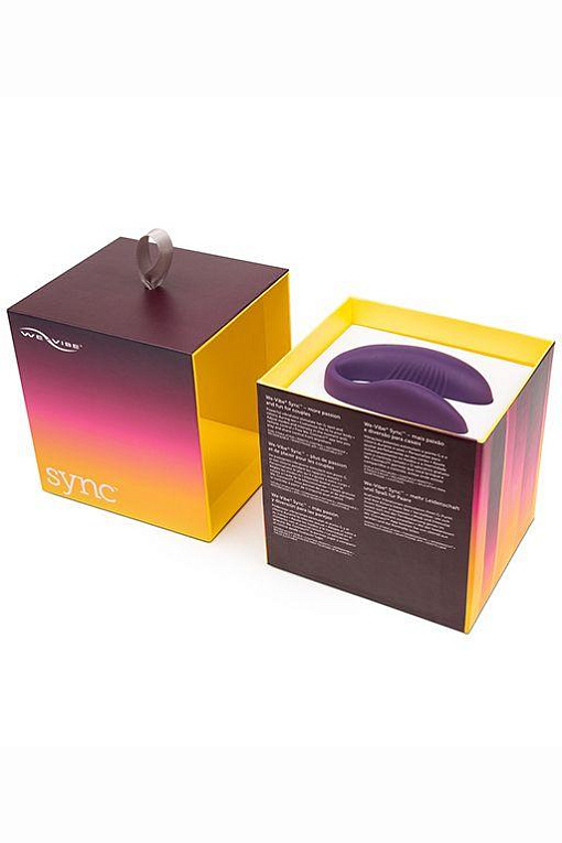 Фиолетовый вибромассажер для пар We-Vibe Sync Purple на радиоуправлении - фото 6