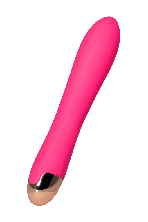 Розовый вибратор-ротатор Lova-lova - 17,5 см. - силикон