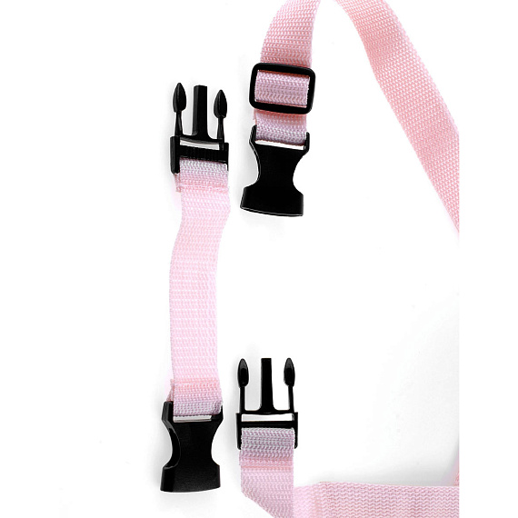 Нежно-розовый страпон с вибрацией Tru-Fit Vibrating Strap-On - 16 см. - фото 7