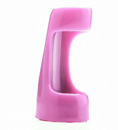 Розовая вибронасадка-эректор на пенис Vibrating Sleeve