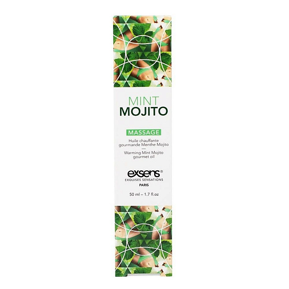 Разогревающее массажное масло с ароматом мохито Gourmet Mint Mojito - 50 мл. от Intimcat