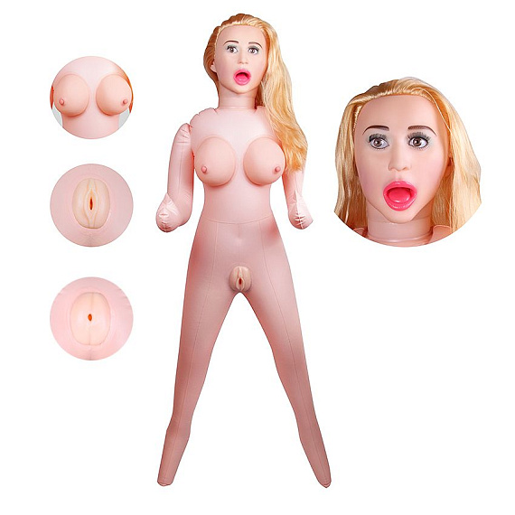 Надувная секс-кукла с вибрацией Синди Bior toys