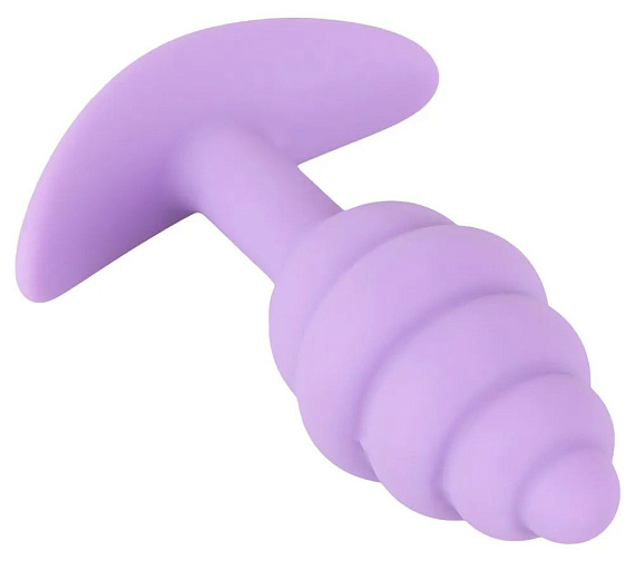 Фиолетовая анальная втулка Mini Butt Plug - 7,5 см. - фото 5